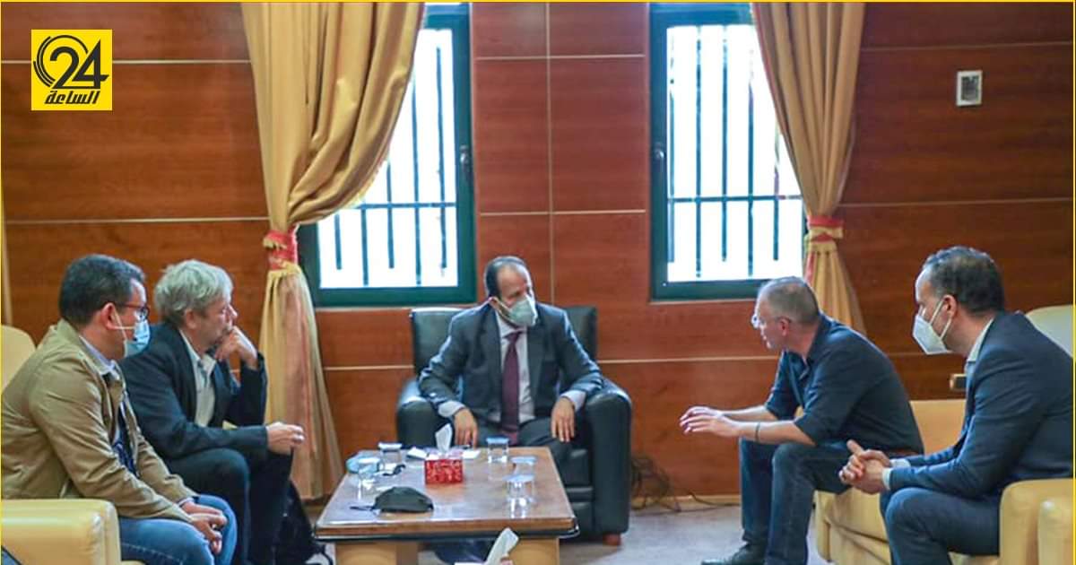 فريق طبي فرنسي يعرض على وزير الصحة دعم الكوادر الطبية الليبية